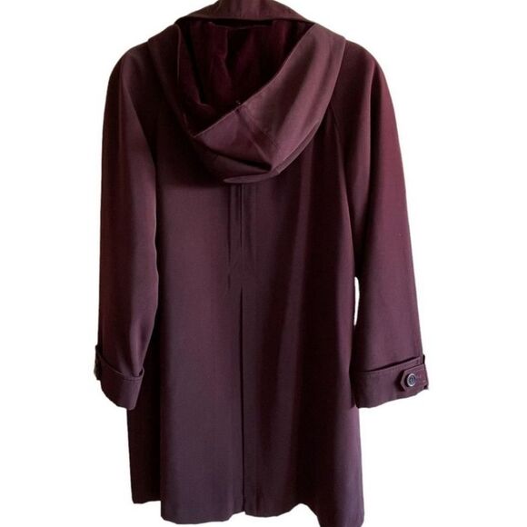 Jacqueline Ferrar Dark Purple Heavy Weight Coat - Picture 2 of 10